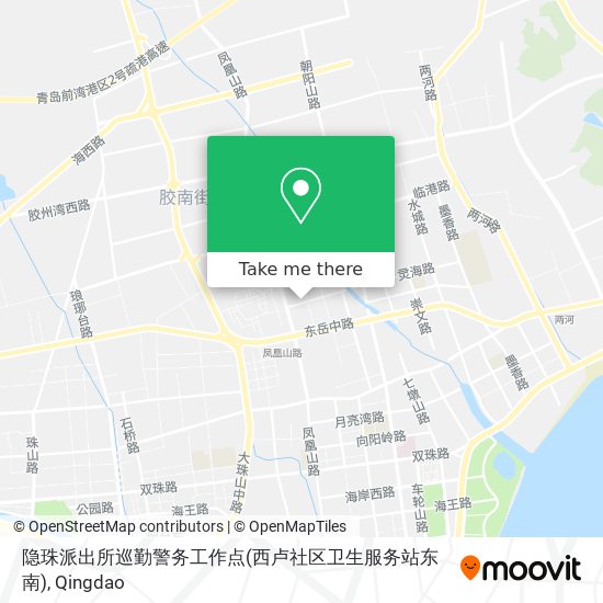 隐珠派出所巡勤警务工作点(西卢社区卫生服务站东南) map