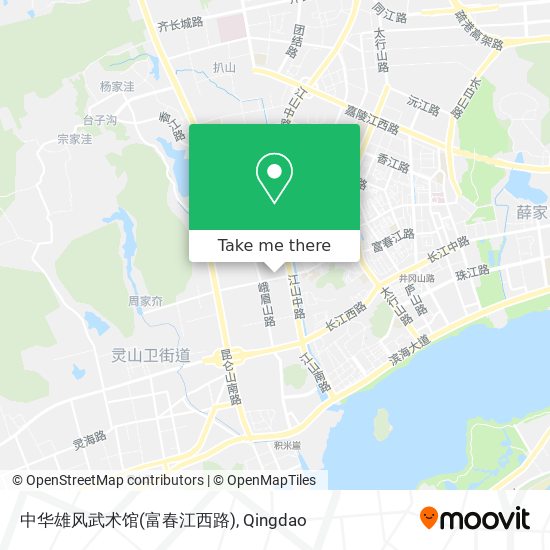 中华雄风武术馆(富春江西路) map