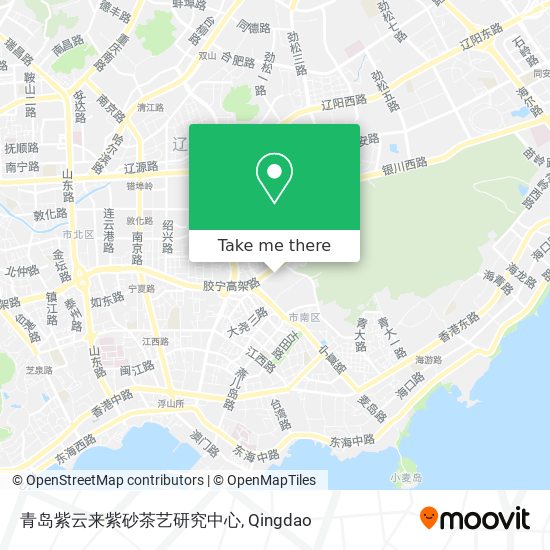 青岛紫云来紫砂茶艺研究中心 map
