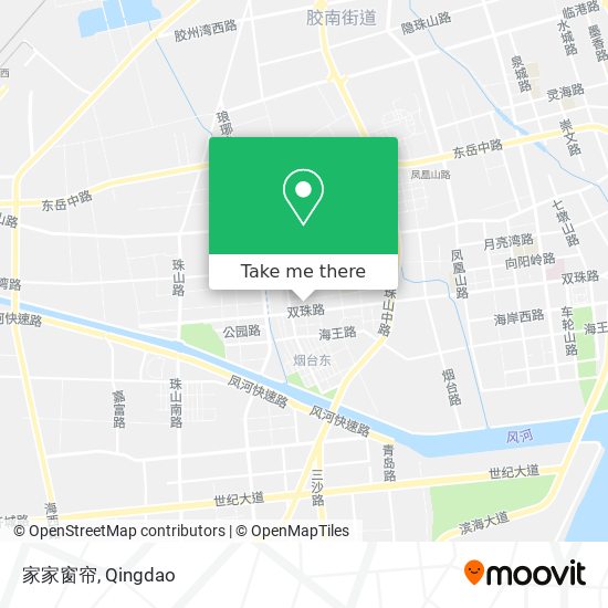家家窗帘 map