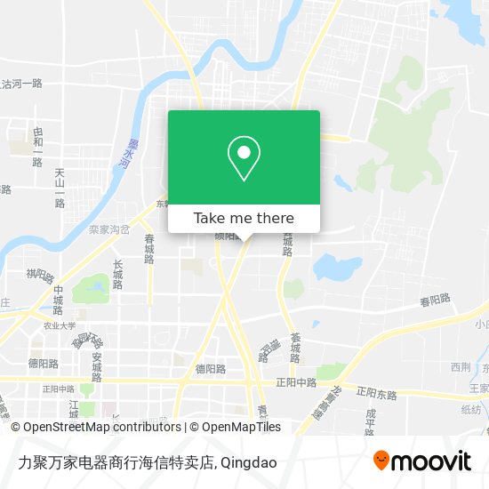 力聚万家电器商行海信特卖店 map