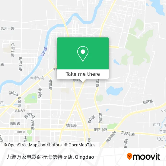 力聚万家电器商行海信特卖店 map