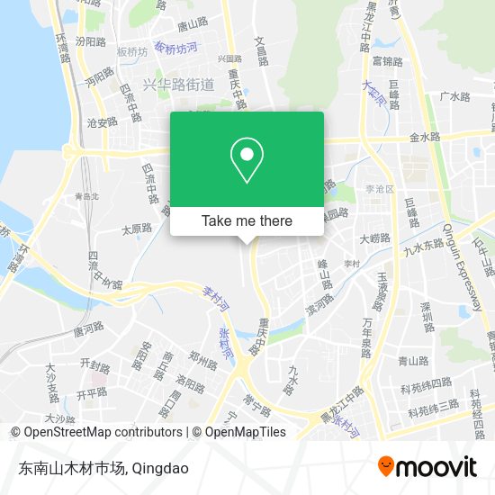 东南山木材巿场 map