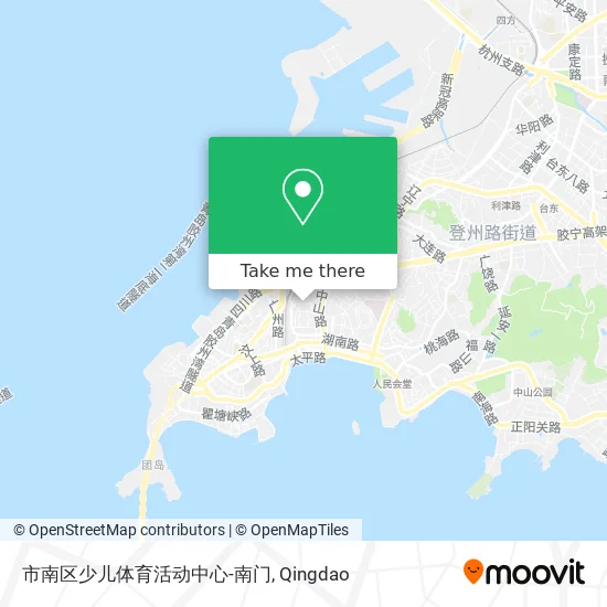 市南区少儿体育活动中心-南门 map