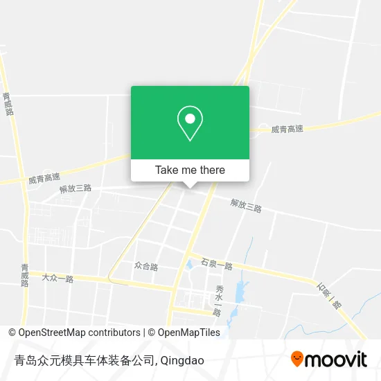 青岛众元模具车体装备公司 map