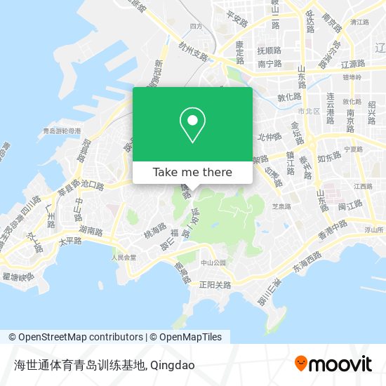 海世通体育青岛训练基地 map