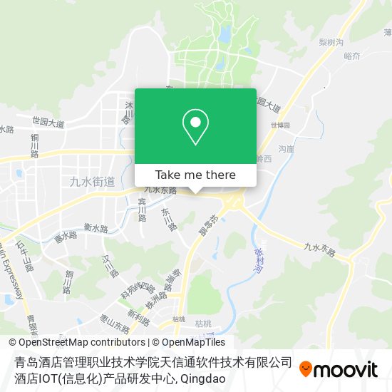 青岛酒店管理职业技术学院天信通软件技术有限公司酒店IOT(信息化)产品研发中心 map