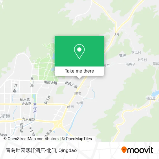 青岛世园寒轩酒店-北门 map