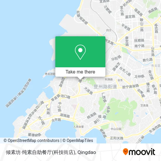 倾素坊·纯素自助餐厅(科技街店) map