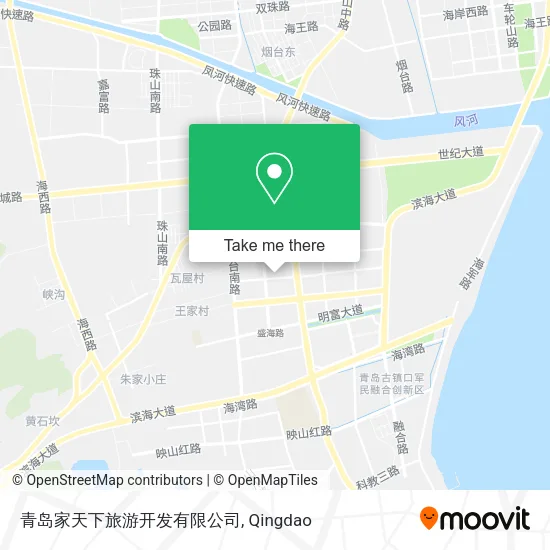 青岛家天下旅游开发有限公司 map
