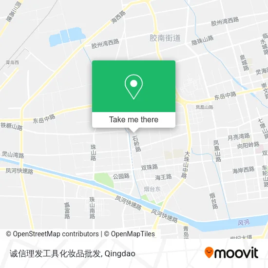 诚信理发工具化妆品批发 map