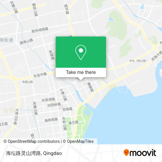 海坛路灵山湾路 map