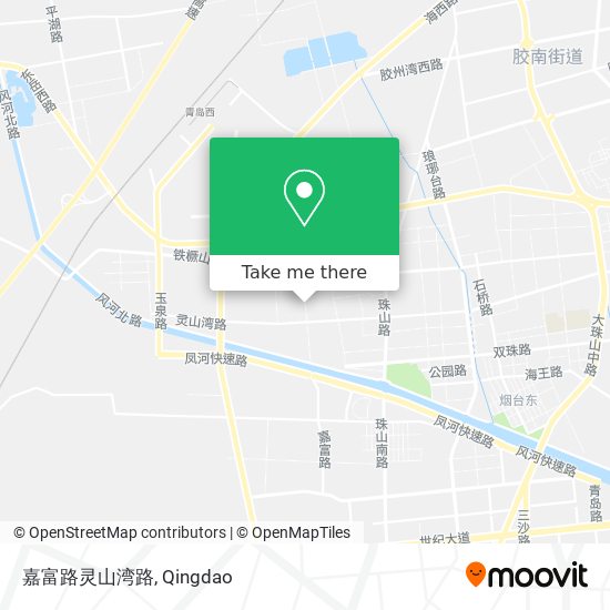 嘉富路灵山湾路 map