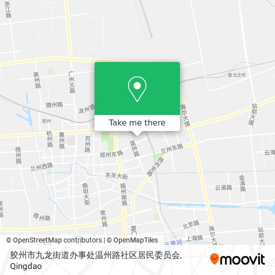 胶州市九龙街道办事处温州路社区居民委员会 map