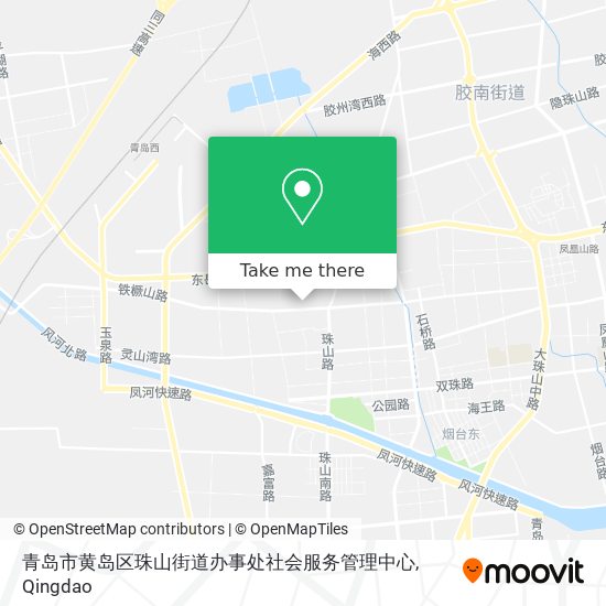 青岛市黄岛区珠山街道办事处社会服务管理中心 map