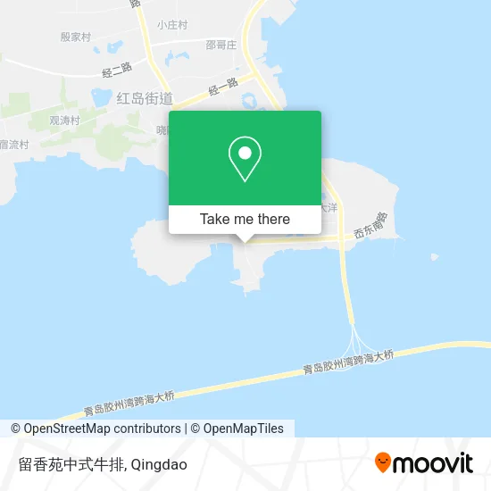 留香苑中式牛排 map