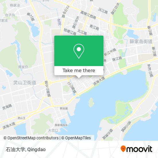 石油大学 map