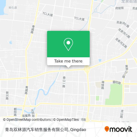 青岛双林源汽车销售服务有限公司 map
