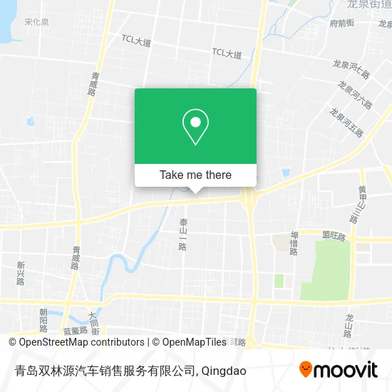 青岛双林源汽车销售服务有限公司 map