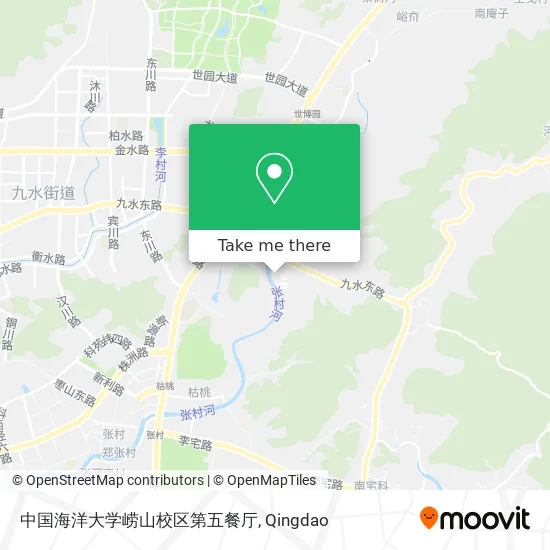 中国海洋大学崂山校区第五餐厅 map