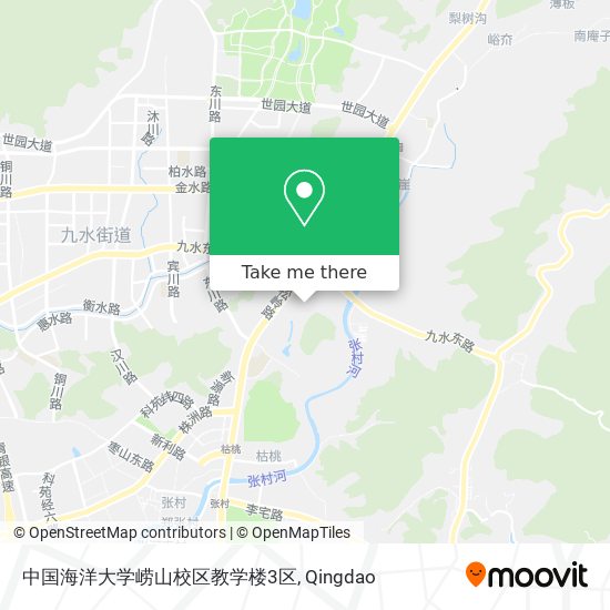 中国海洋大学崂山校区教学楼3区 map
