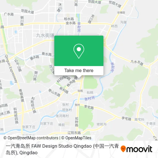 一汽青岛所 FAW Design Studio Qingdao (中国一汽青岛所) map