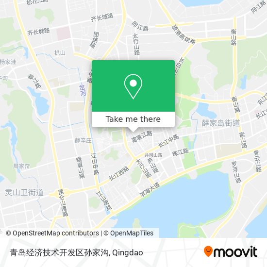 青岛经济技术开发区孙家沟 map