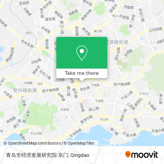 青岛市经济发展研究院-东门 map