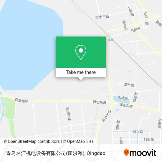 青岛名江机电设备有限公司(棘洪滩) map