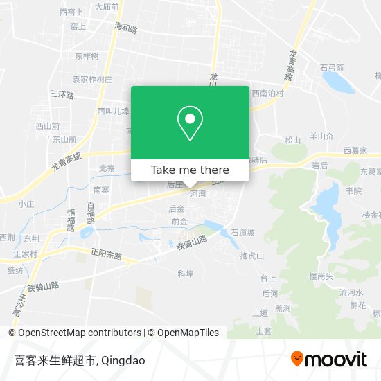 喜客来生鲜超市 map