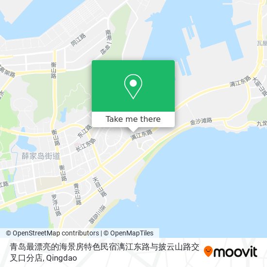 青岛最漂亮的海景房特色民宿漓江东路与披云山路交叉口分店 map