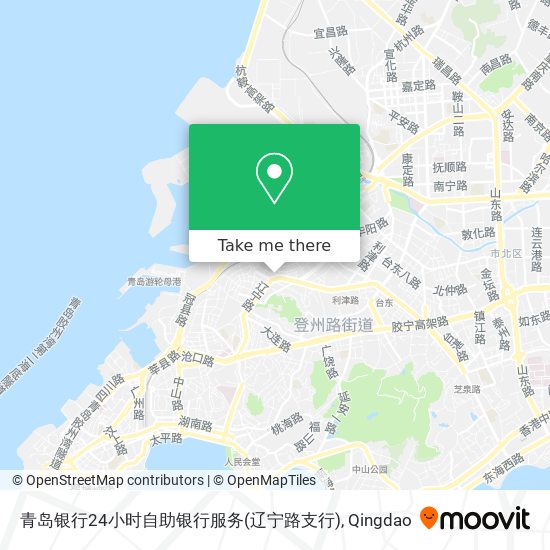 青岛银行24小时自助银行服务(辽宁路支行) map