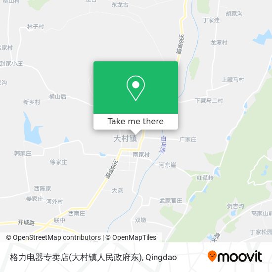 格力电器专卖店(大村镇人民政府东) map