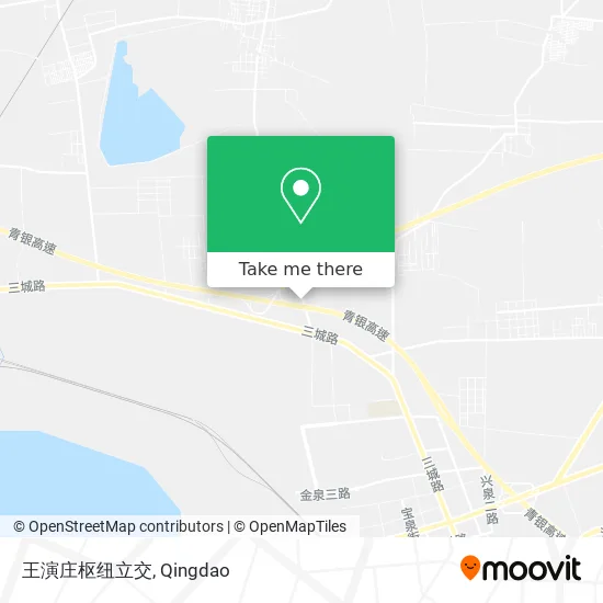 王演庄枢纽立交 map