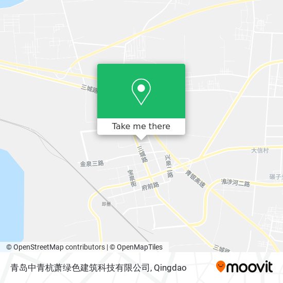 青岛中青杭萧绿色建筑科技有限公司 map