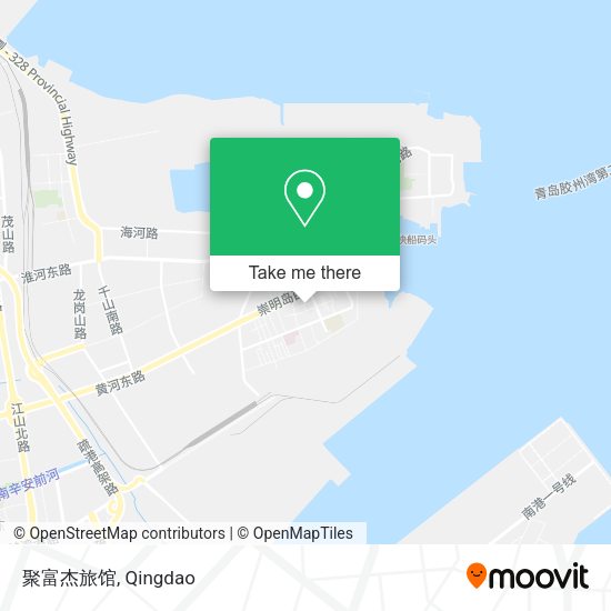 聚富杰旅馆 map