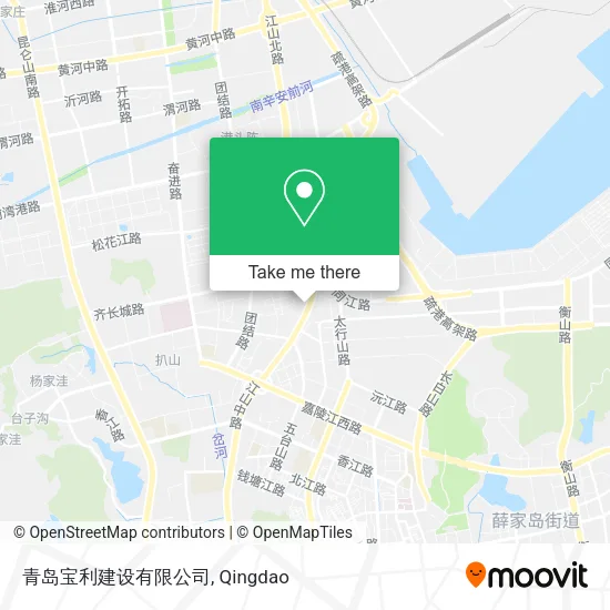 青岛宝利建设有限公司 map