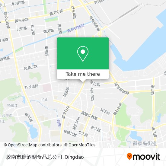 胶南市糖酒副食品总公司 map