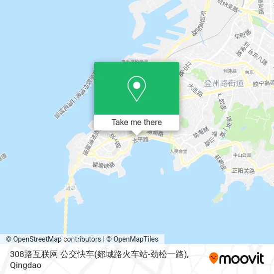 308路互联网 公交快车(郯城路火车站-劲松一路) map