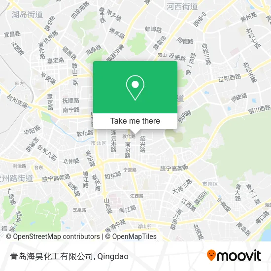 青岛海昊化工有限公司 map