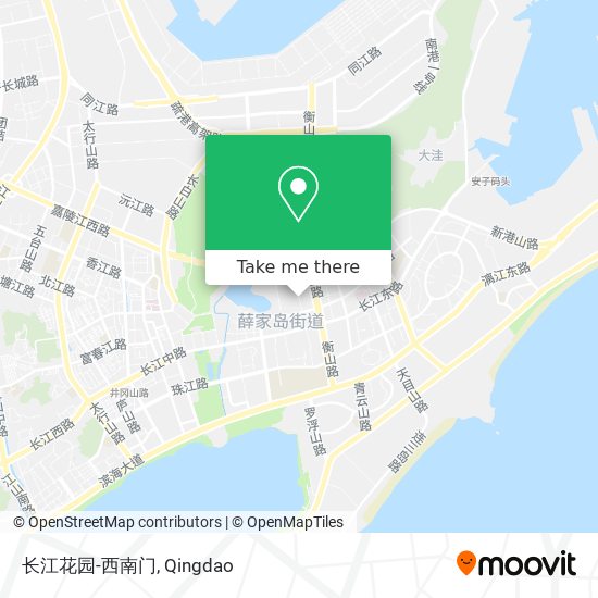 长江花园-西南门 map