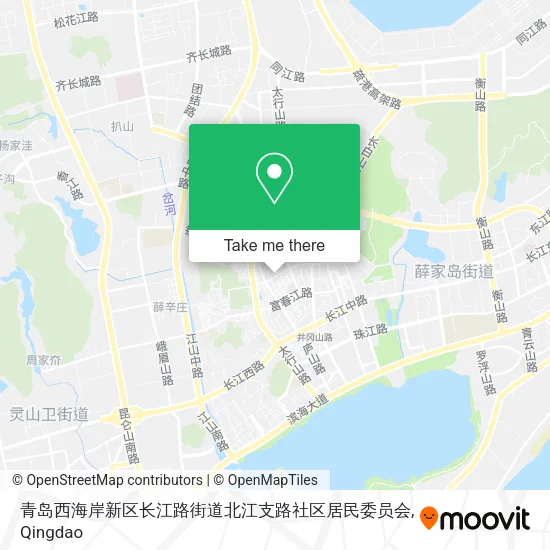 青岛西海岸新区长江路街道北江支路社区居民委员会 map
