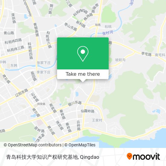 青岛科技大学知识产权研究基地 map