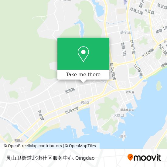 灵山卫街道北街社区服务中心 map