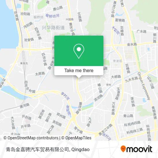 青岛金嘉骋汽车贸易有限公司 map