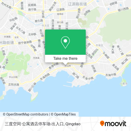 三度空间·公寓酒店停车场-出入口 map