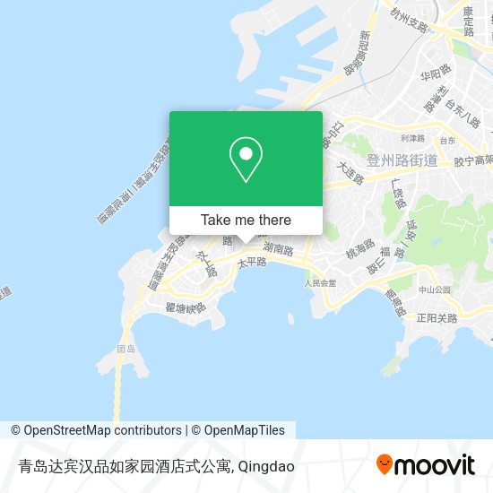 青岛达宾汉品如家园酒店式公寓 map