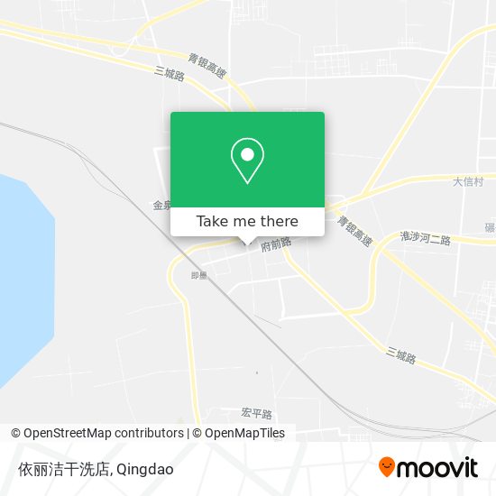 依丽洁干洗店 map