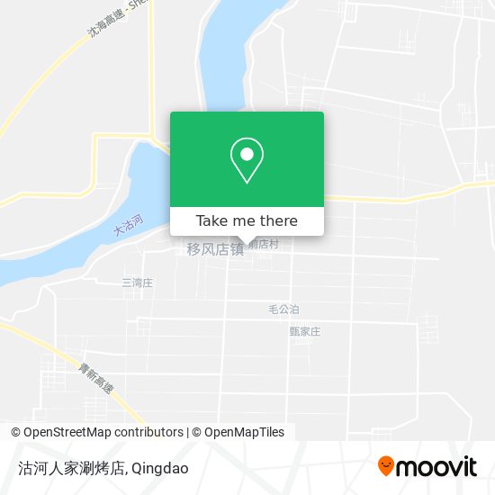 沽河人家涮烤店 map