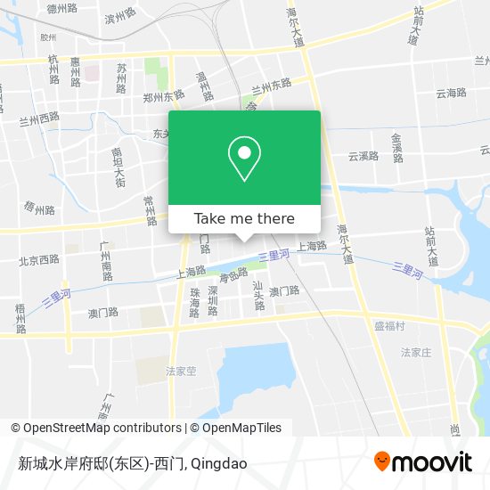 新城水岸府邸(东区)-西门 map